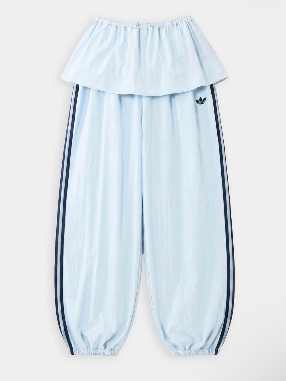 adidas Originals × ASOS balloon pants with skirt overlay